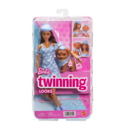 Barbie Twinning looks polka