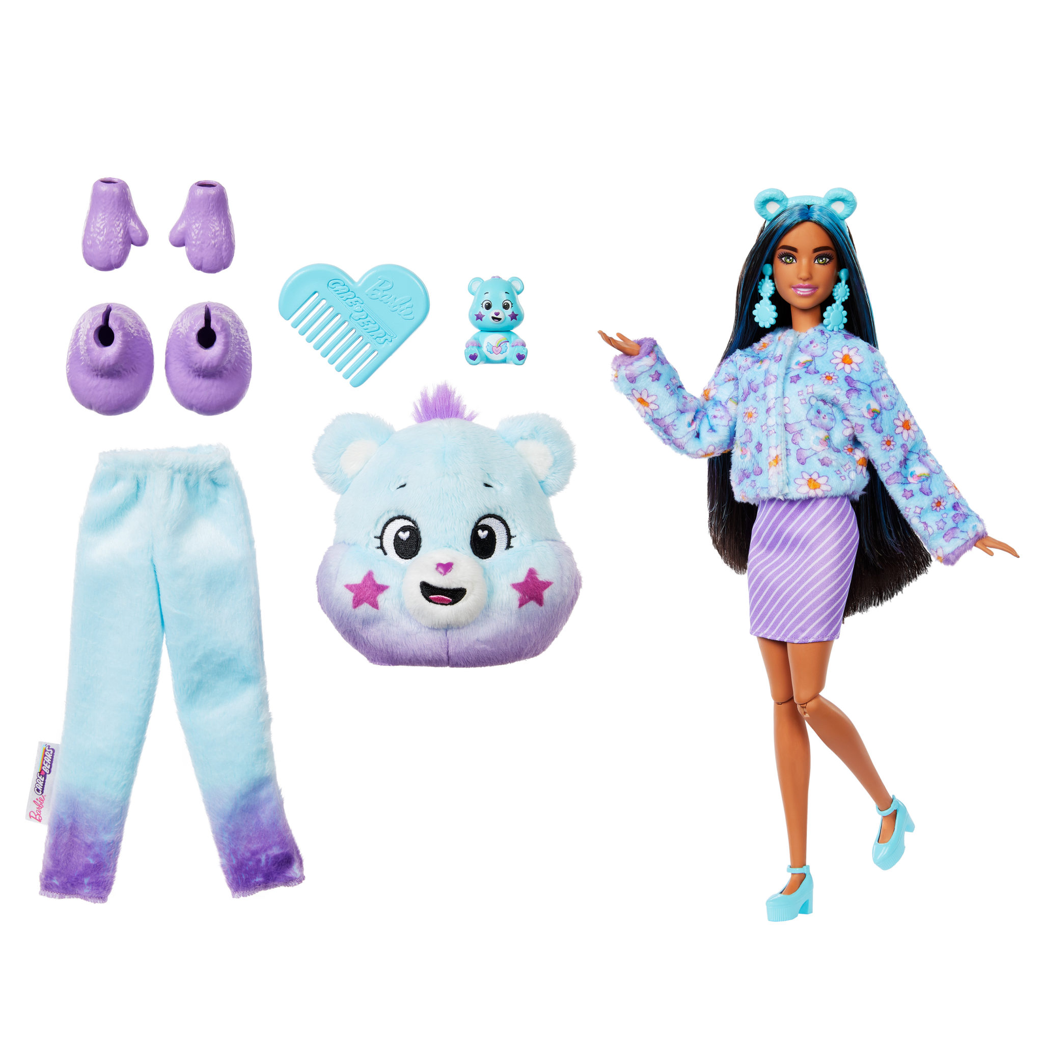 Barbie Cutie Reveal Care Bears sininen