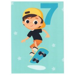 Kortti onnittelukortti skeittaaja