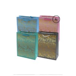 Lahjakassi kultakoriste L 26x32x16cm