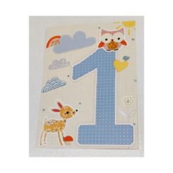 1-vuotiaalle syntymäpäiväkortti