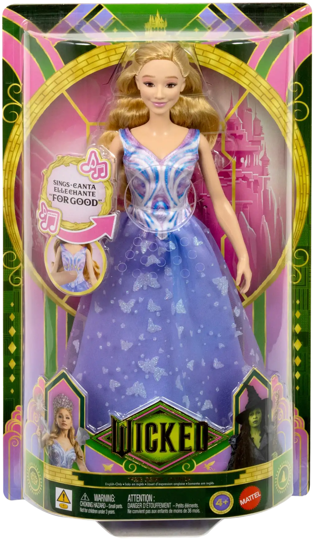 Wicked nukke Glinda laulava