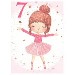 Kortti onnittelukortti ballerina