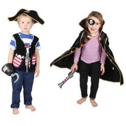 Alternative view of Lasten naamiaisasu Merirosvo silmälappu