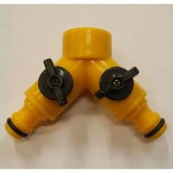 Pikaliitin 3-haara x2 nippa 3/4" sisäkierre