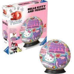 3D Palapeli 72 Hello Kitty Pallo