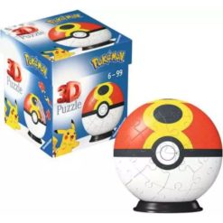 3D Palapelipallo Pokemon 55 Valk/Pun/Kel