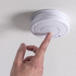 Alternative view of Palovaroitin + Hush-vaimennuspainike Airam