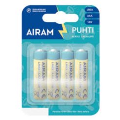 Paristo AAA/LR03 Heavyduty 4 kpl – LR03 1,5V Airam