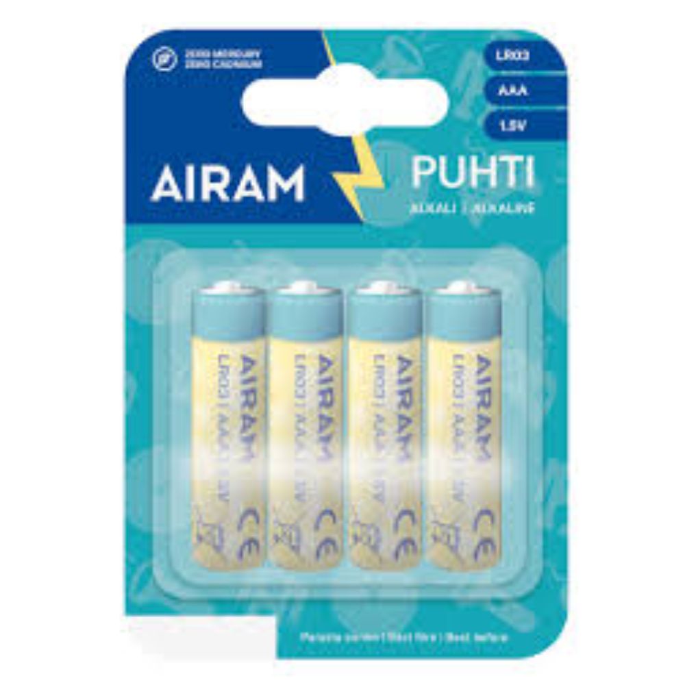 Paristo AAA/LR03 Heavyduty 4 kpl – LR03 1,5V Airam