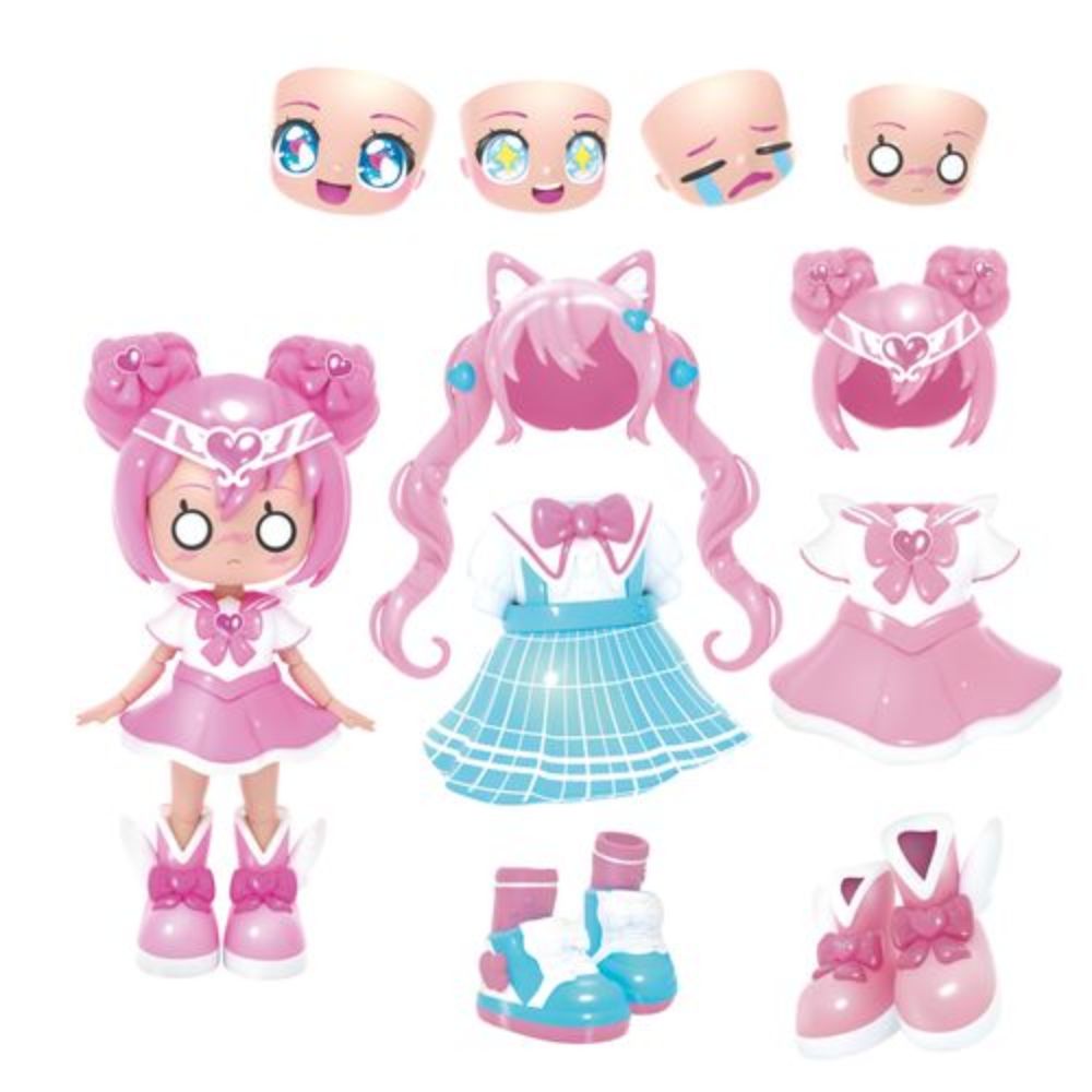 Animakii nukkesetti koululainen/taikuri