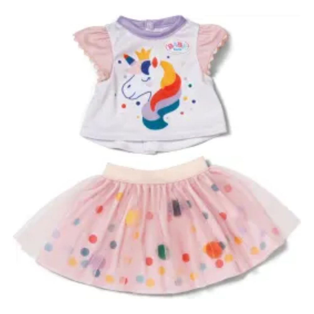 Baby Born asu 43 cm Yksisarvismekko