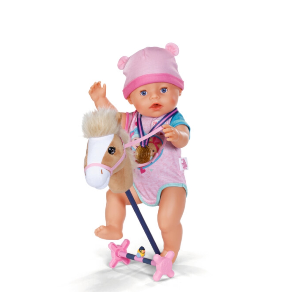 Baby Born keppihevossetti nukelle