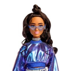 Barbie Deluxe Style lila röyhelöhame & paita