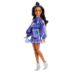 Barbie Deluxe Style lila röyhelöhame & paita