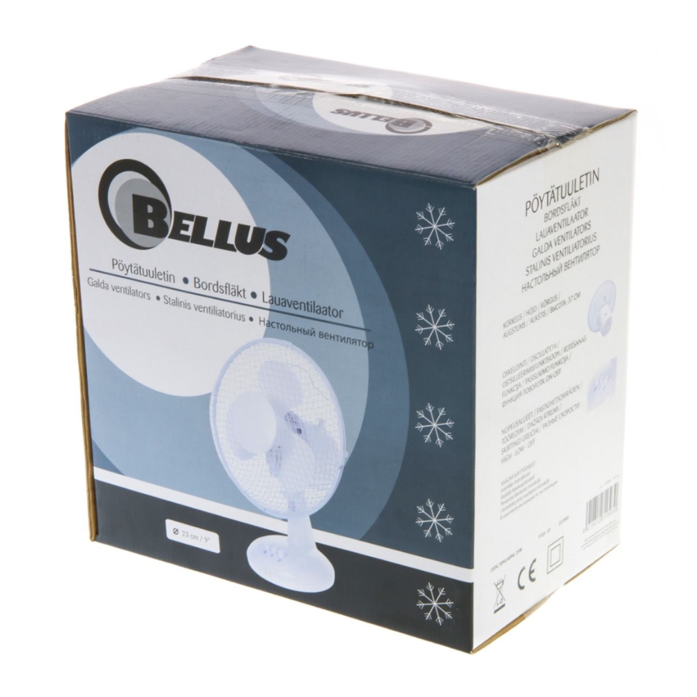 Bellus pöytätuuletin 23 cm tuuletin