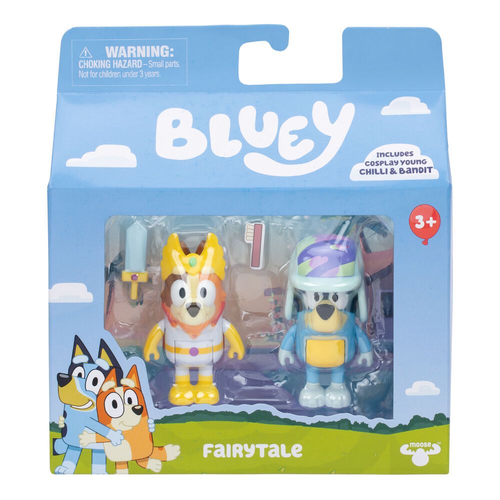 Bluey hahmot 2 kpl - Fairytale