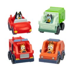 Bluey Mini Racers auto erilaisia