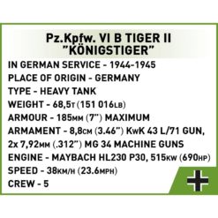 Cobi Tankki 1:48 Vi B Tiger Ii