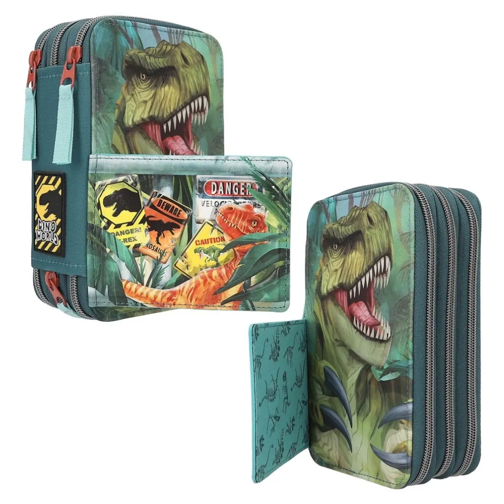 Dino World triplapenaali DANGER – seikkailijan unelmapenaali