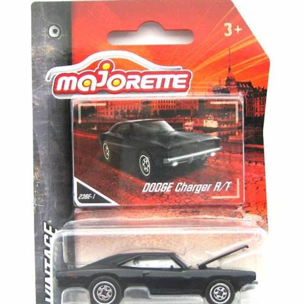 Dodge Charger R/T Majorette 1:64 musta