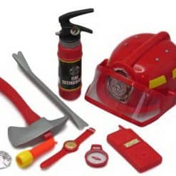 Alternative view of Lasten naamiaisasu Palomiehen varusteet