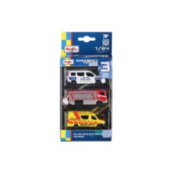 Hälytysajoneuvot suomalaiset 3 kpl Maisto