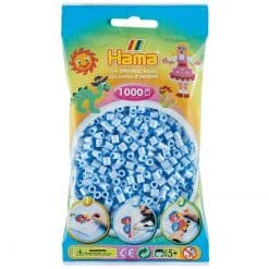 Hama helmet 1000 kpl Midi Pastelli jäänsininen