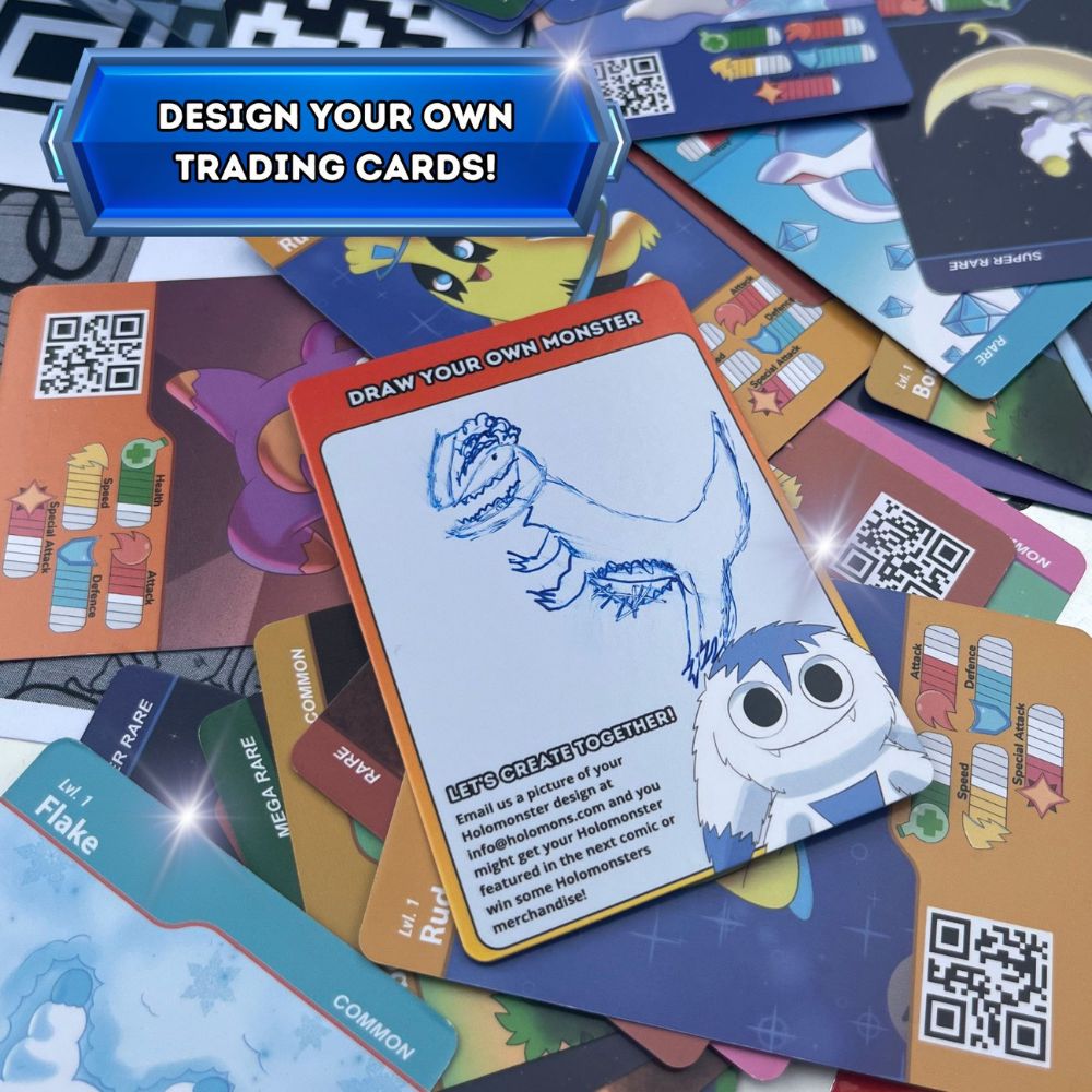 Holomonsters keräilykortit 5 kpl - Image 3