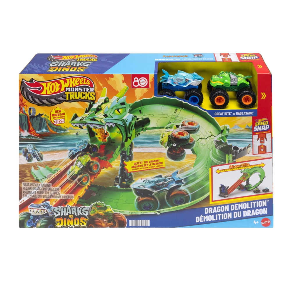 Hot Wheels Monster Trucks Dragon Demolition
