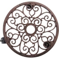 Kukkaruukun alusta Ø29 cm metalli ruskea