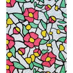 Ikkunakalvo kontaktimuovi 45 cm punainen kärhö