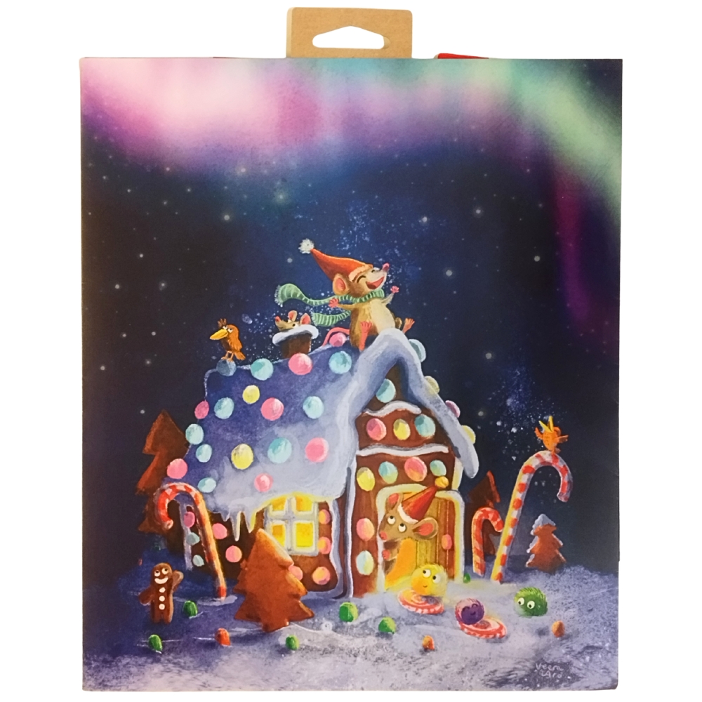 Joululahjakassi 23x18x8 cm Linnapaperi