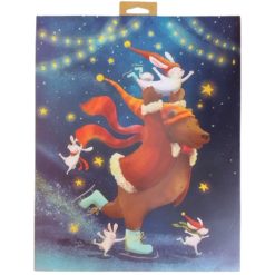 Joululahjakassi 30x23x13 cm Linnapaperi