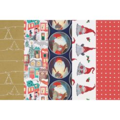 Joulupaperi 100 cm x 5 m erilaisia