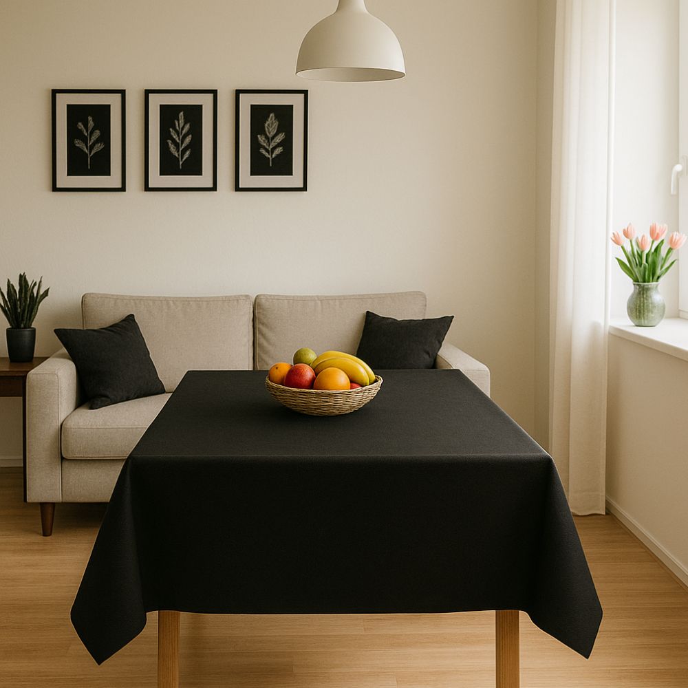 pellava kerni musta 140 cm