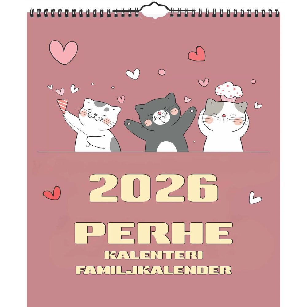 Kalenteri Perhekalenteri 2026 Aika