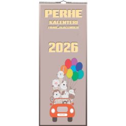 Kalenteri Perhekalenteri pitkä design 2026 Aika