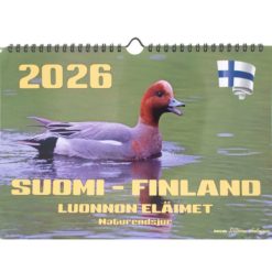 Kalenteri seinäkalenteri Suomen Luonnon Eläimet 2026 Aika