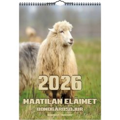 Kalenteri seinäkalenteri iso Maatilan Eläimet 2026 Aika