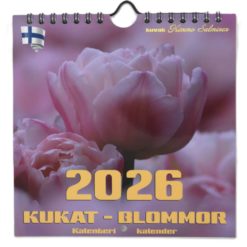 Kalenteri seinäkalenteri pieni kukat 2026 Aika