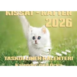 Kalenteri seinäkalenteri taskulla kissat 2026 Aika
