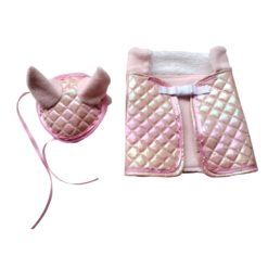 Keppihevosen toppaloimi ja korvahuppu pinkki