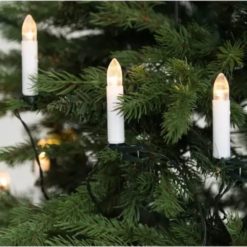 LED-kuusenkynttilät 25 kpl Finnlumor – sisä- ja ulkokäyttöön