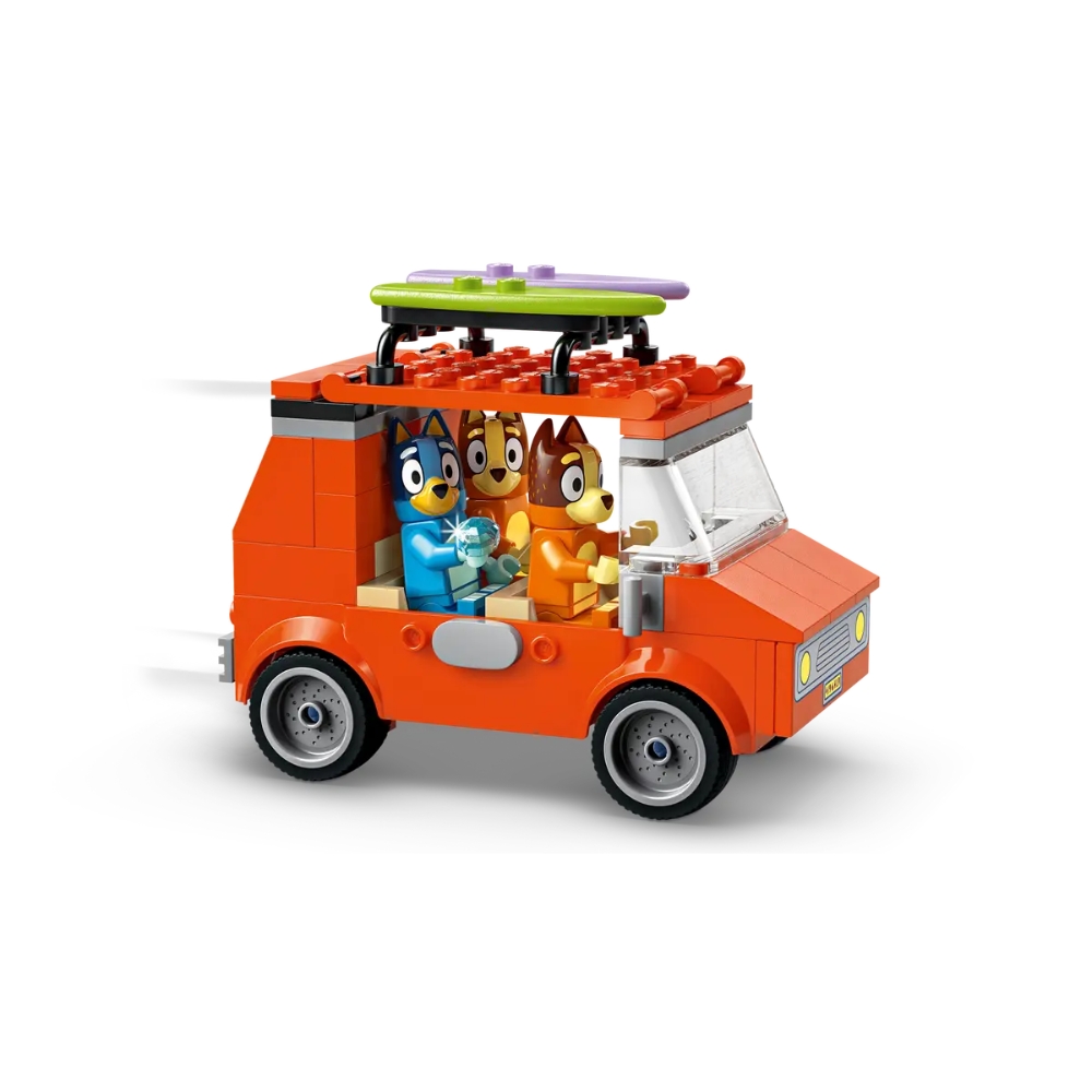LEGO Bluey 11202 Blueyn perheen autoretki rannalle