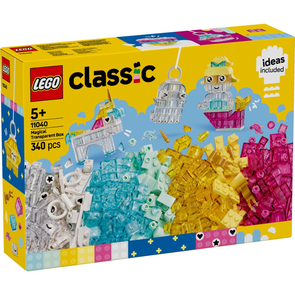 LEGO Classic 11040 Läpinäkyvien palikoiden taikalaatikko