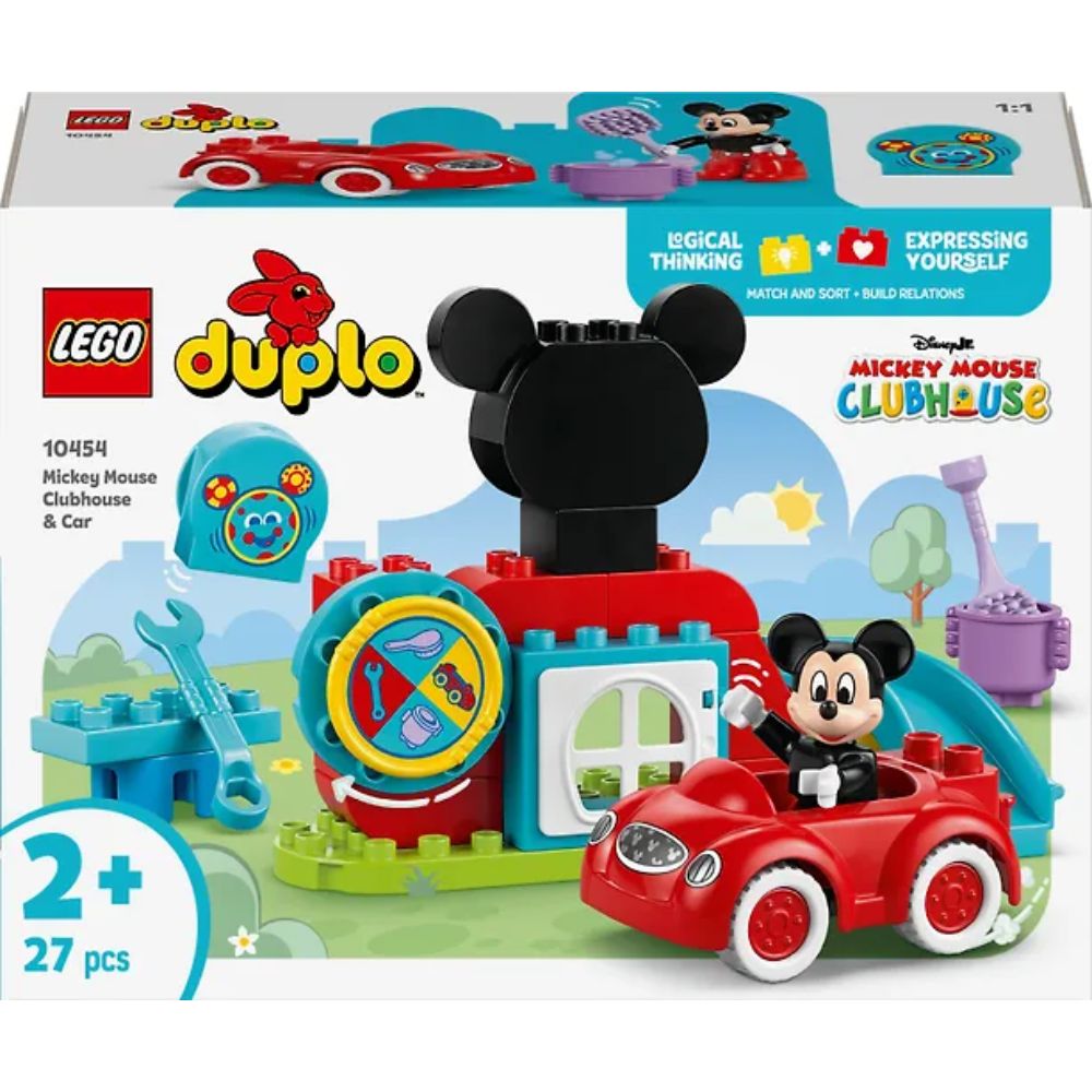 LEGO DUPLO Disney 10454 – Mikki Hiiren kerhotalo ja auto