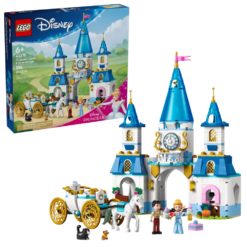 LEGO Disney 43275 Tuhkimon linna ja hevosvaunut