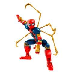 Herätä Marvel-elokuvista tutut supersankariseikkailut eloon aitoja yksityiskohtia pursuavalla, rakennettavalla Iron Spider-Man hahmolla (76298)