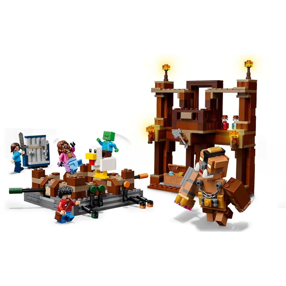 LEGO Minecraft 21272 – Puukartanon taisteluareena (1)